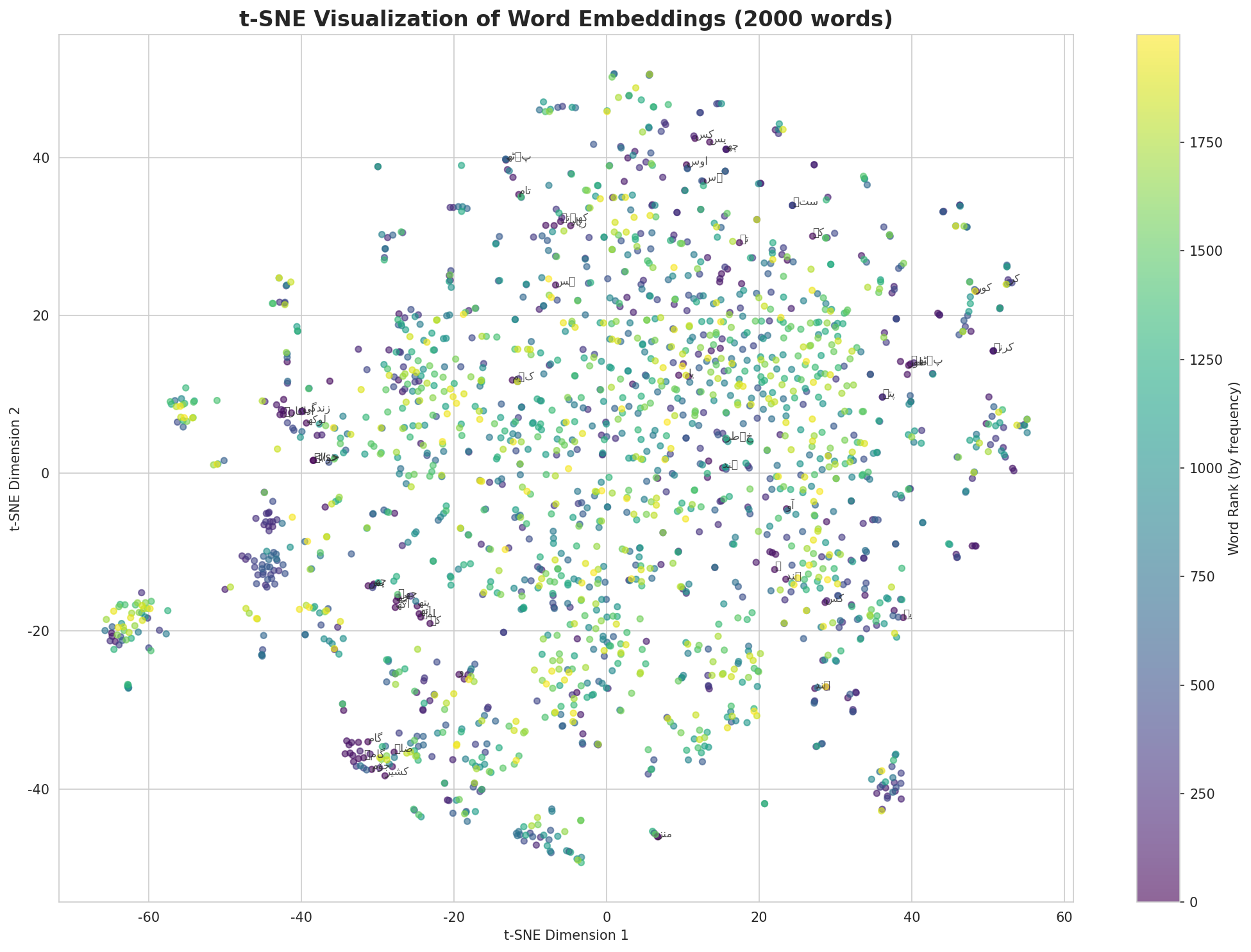 t-SNE Words