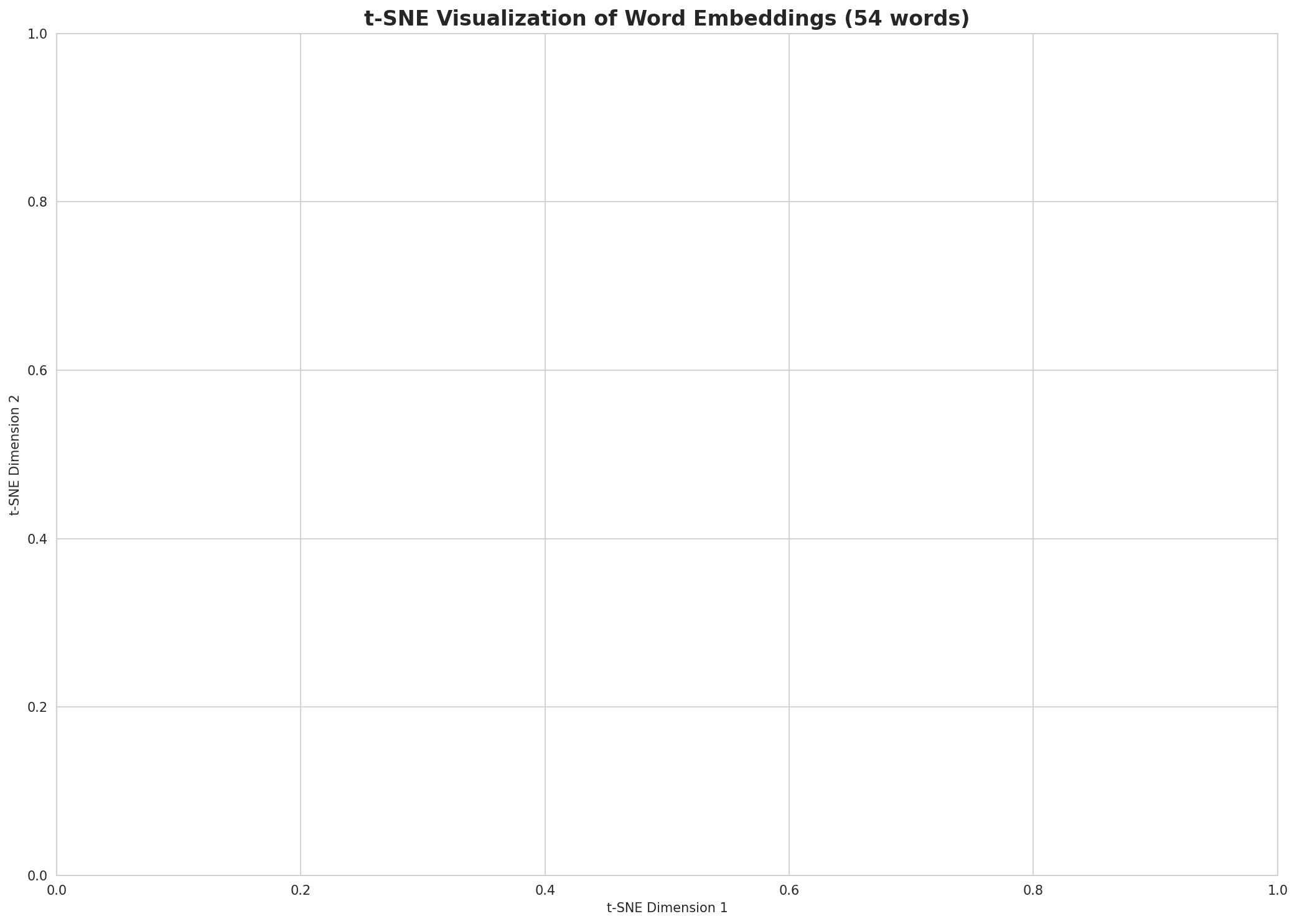 t-SNE Words