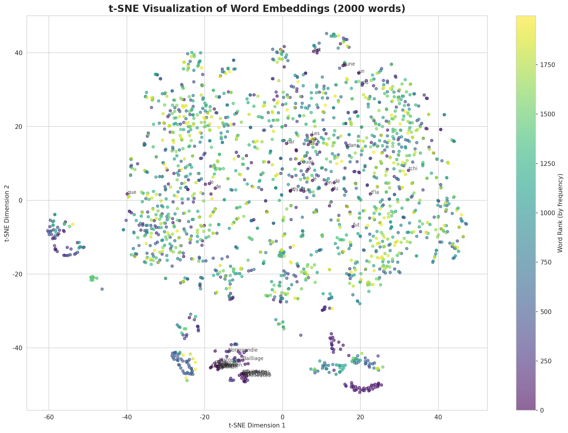 t-SNE Words